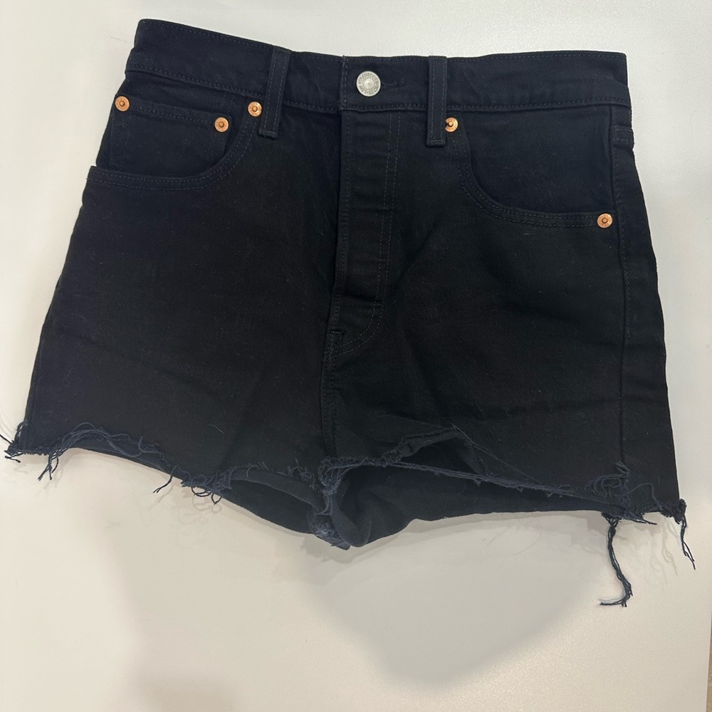 Denim Levi High rise Jean Short Ribcage